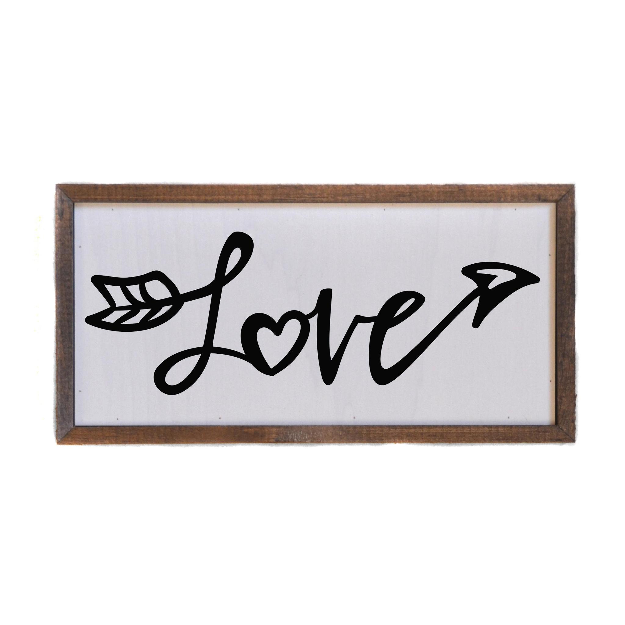 Love Kisses Valentine This Way To Arrow Sign Directional Novelty Metal 17" x 5" 
