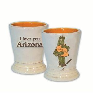 Saguaro Hug Ceramic Shot Glass
