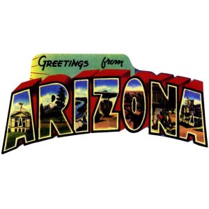 Arizona Retro Magnet