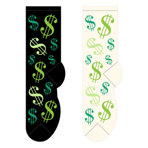 Dollar Signs Socks – Foozys