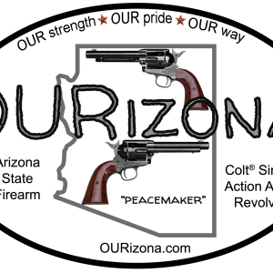OURizona Revolver Vinyl Decal