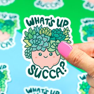 Whats Up Succa Vinyl Sticker