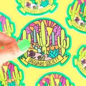 Saguaro Society Vinyl Sticker