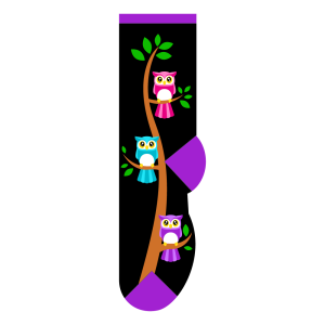 Owls On Trees Socks – Foozys