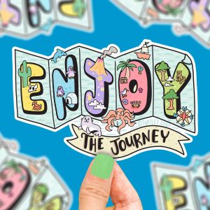 Enjoy The Journey Vinyl Sticker