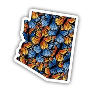 Arizona Butterfly Pattern Sticker