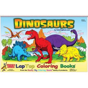 Dinosaur LapTop Coloring Book 17″x11″