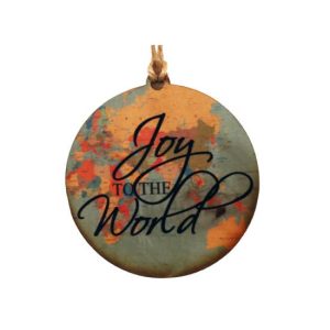 Joy To The World Wood Ornament
