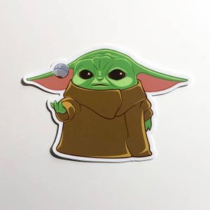 Baby Yoda Collectible Vinyl Sticker