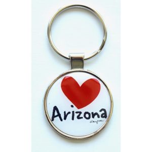 Arizona Keychain Heart