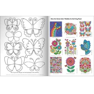 Coloring Book – Birds & Blooms