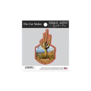 Arizona – Saguaro Cactus and Roadrunner Scene