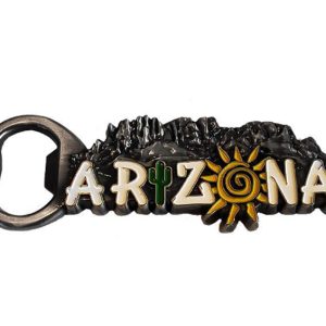 Arizona Bottle Opener Magnet (Bronze)