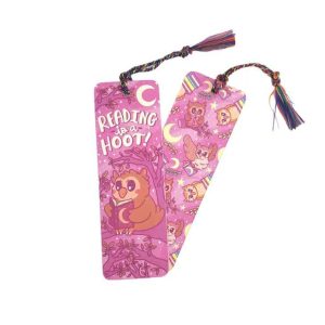 Reading is a Hoot Bookmark with Tassel