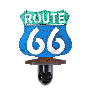 Route 66 Nightlight retro gifts recycled metals souvenir