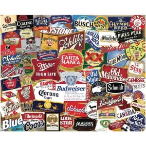 American Beer Labels by Steve Smith 24″x30″ Puzzle