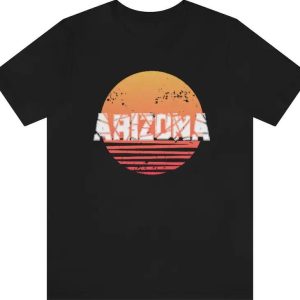 Arizona Sunset Souvenir T-Shirt Black