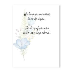 With Sympathy Butterfly Floral Card