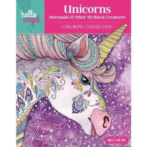 Unicorns Mermaids Coloring Book