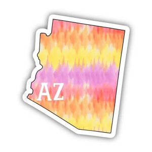 Arizona Tie Dye Stripes Sticker