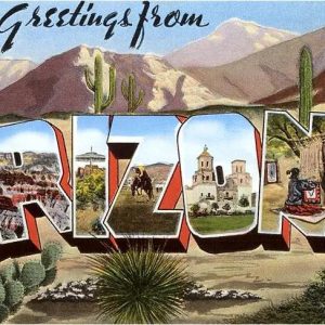 Greetings from Arizona – Vintage Image, Postcard