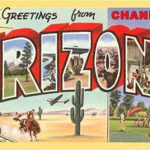 Sticker: Greetings from Chandler, Arizona