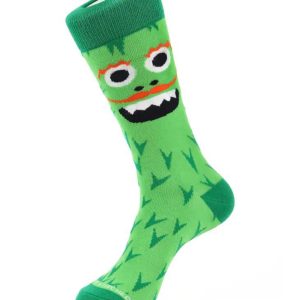 Green Monster Socks – Men Crew