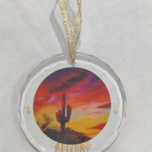 Arizona – Daytime – Crystal Disk Ornament Copy