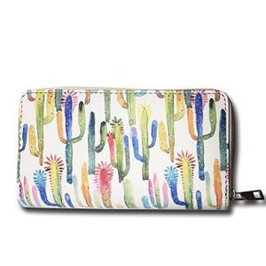 Watercolor Cactus – Zipper Wallet