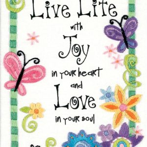 Dimensions Minis Embroidery Kit – Live Life