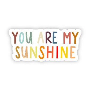 You Are My Sunshine Multicolor Sticker
