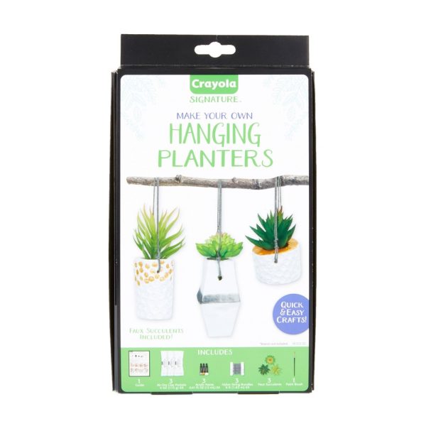 Hanging Planters DIY Craft Kit By Crayola