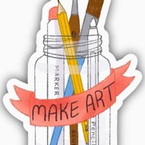Make Art Sticker