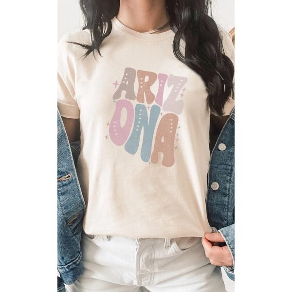 Adult Adorned State Shape Graphic Tees