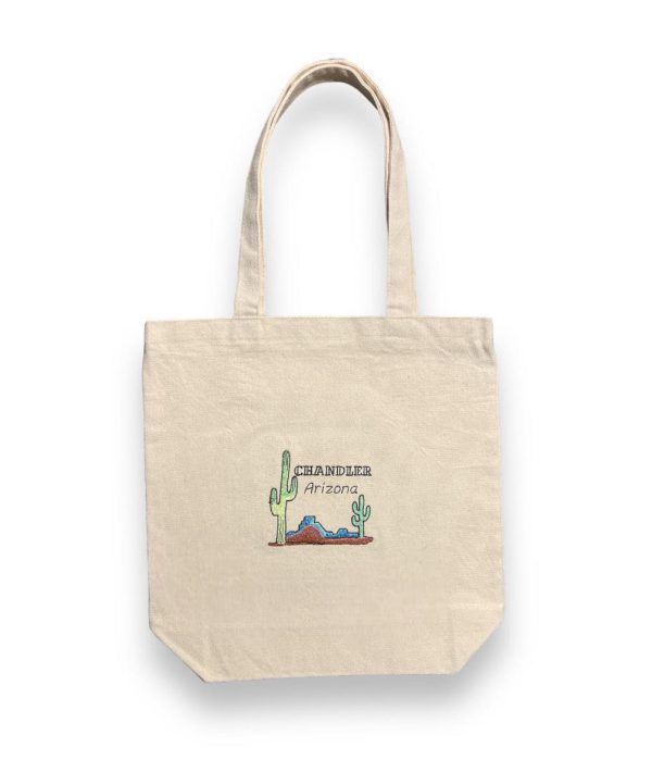 Chandler Arizona Cactus Tote Bag