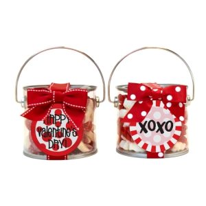 Gummy Bears Valentine Candy Paint Cans