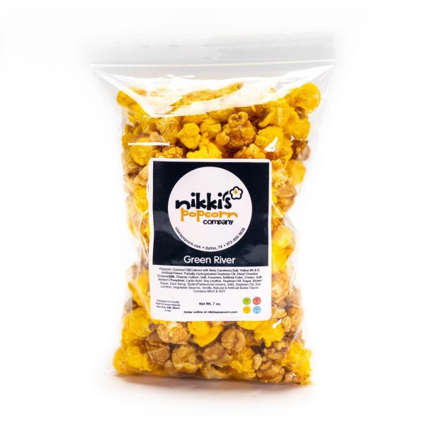 Caramel/Cheddar Green River - 4 Cup Bag Popcorn