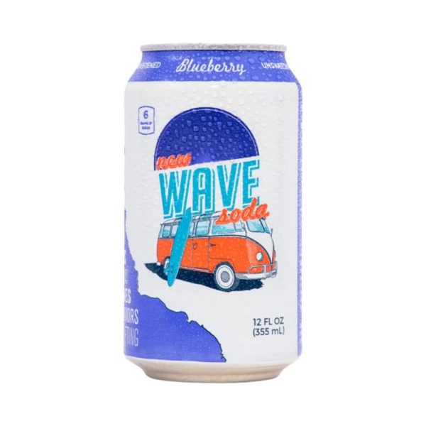 Blueberry - Wave Soda Can