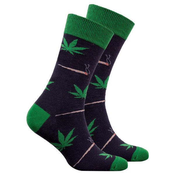 Men's Weed Crew Socks