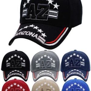 Arizona Az Star Stripe Velcro Back Baseball Cap